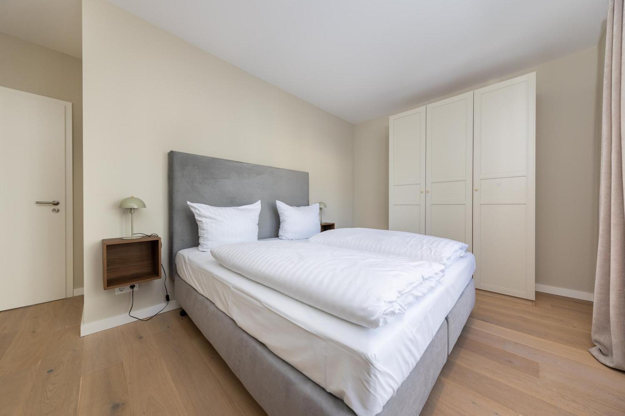רוסטוק Ferienwohnung Strom Acht - Modern Frisch Inkl Stellplatz, Balkon - 200M Zum Alten Strom מראה חיצוני תמונה