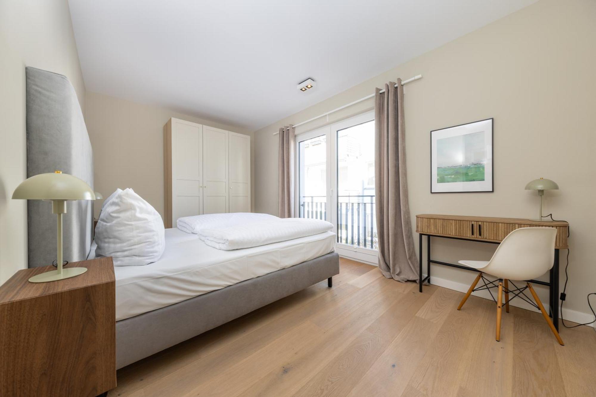 רוסטוק Ferienwohnung Strom Acht - Modern Frisch Inkl Stellplatz, Balkon - 200M Zum Alten Strom מראה חיצוני תמונה