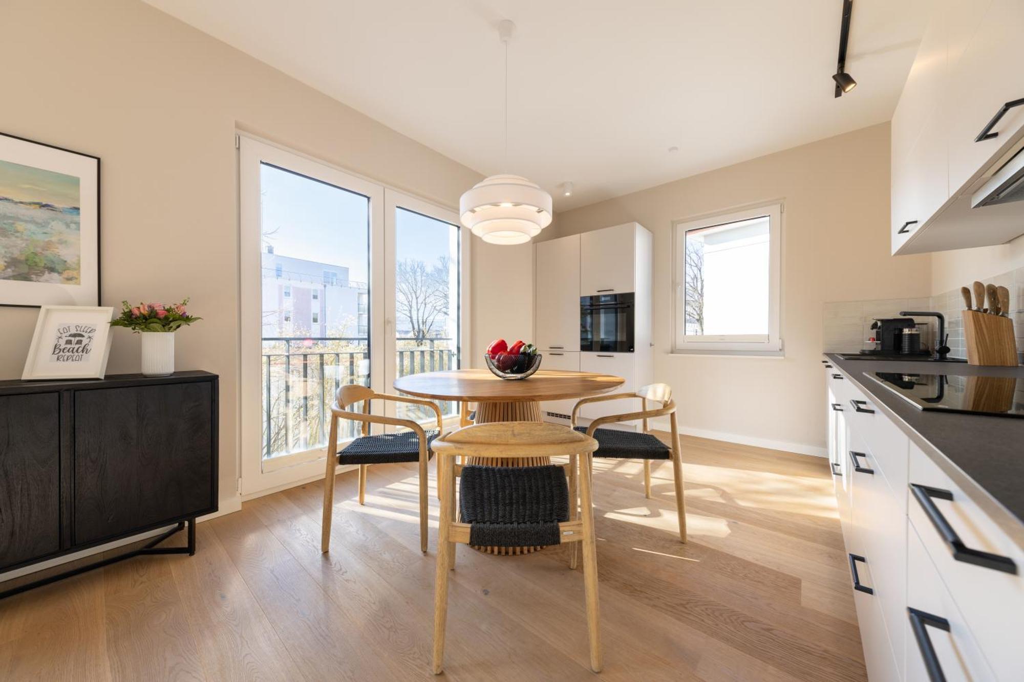 רוסטוק Ferienwohnung Strom Acht - Modern Frisch Inkl Stellplatz, Balkon - 200M Zum Alten Strom מראה חיצוני תמונה