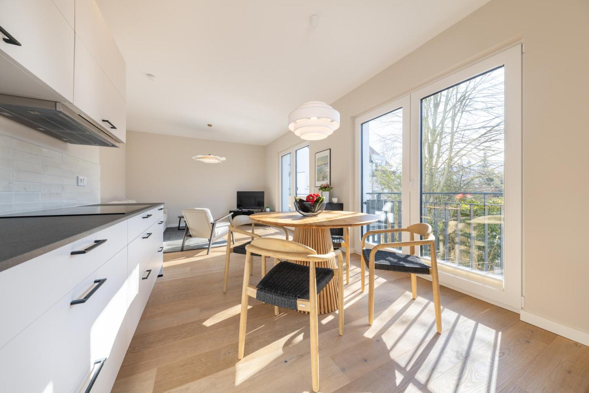 רוסטוק Ferienwohnung Strom Acht - Modern Frisch Inkl Stellplatz, Balkon - 200M Zum Alten Strom מראה חיצוני תמונה